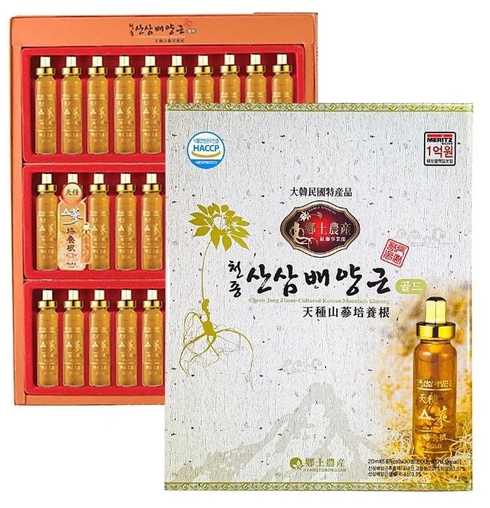 Generic Korea Wild Mountain Ginseng-Cultivated Roots Essence Drink 30 Bottles Set