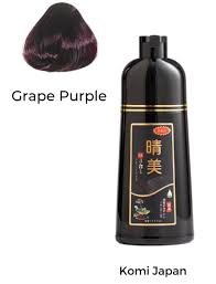 Komi hair dye color shampoo 500ml/purple
