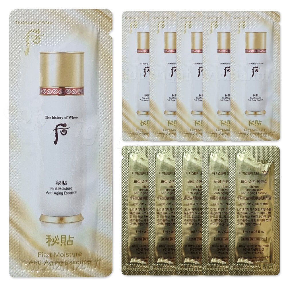 The History Of Whoo Bichup First Moisture Anti Aging Essence 1ml x 120ea - Lili Beauty
