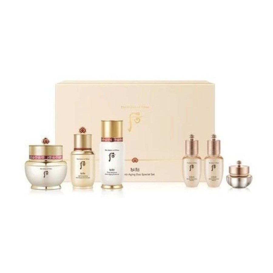 The History of Whoo Bichup Royal Anti - Aging Duo Set (Jayoon Cream + Bichup Essence) - Lili Beauty