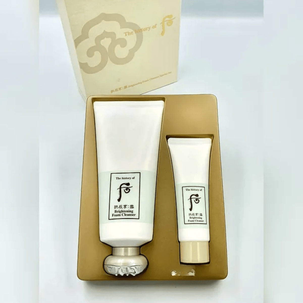 The history of whoo gongjinhyang brightening foam cleanser/180ml + 40ml - Lili Beauty