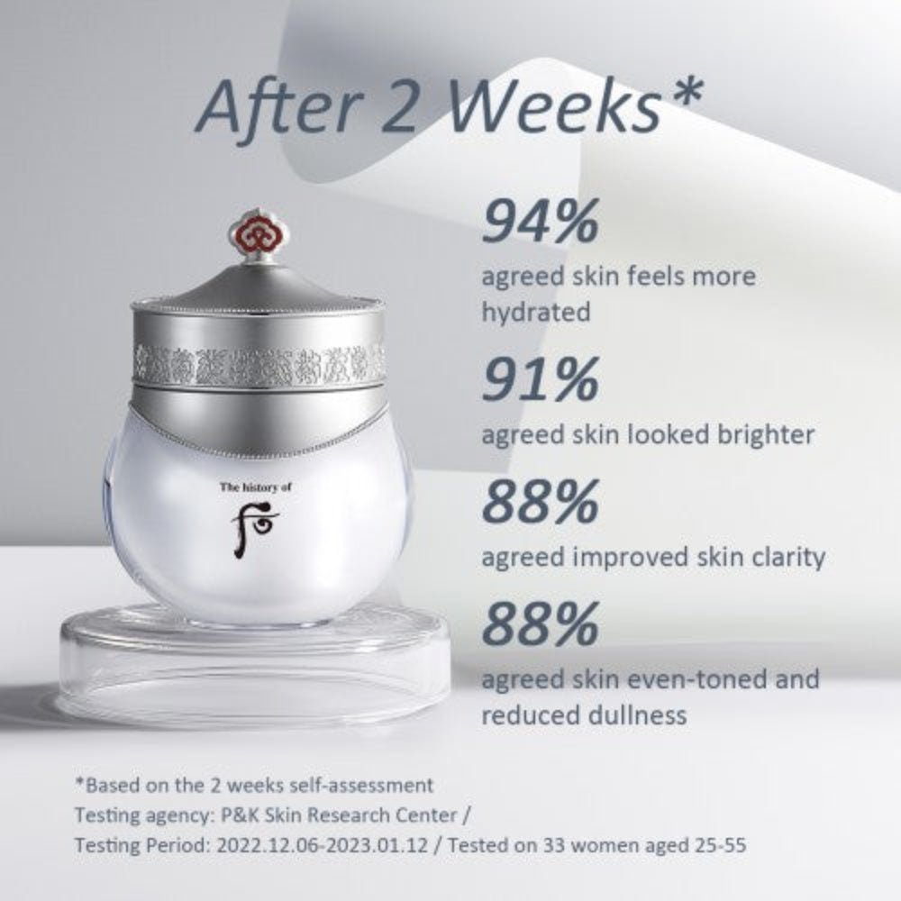 The History of Whoo Gongjinhyang Seol Radiant White Moisture Cream 60ml - Lili Beauty