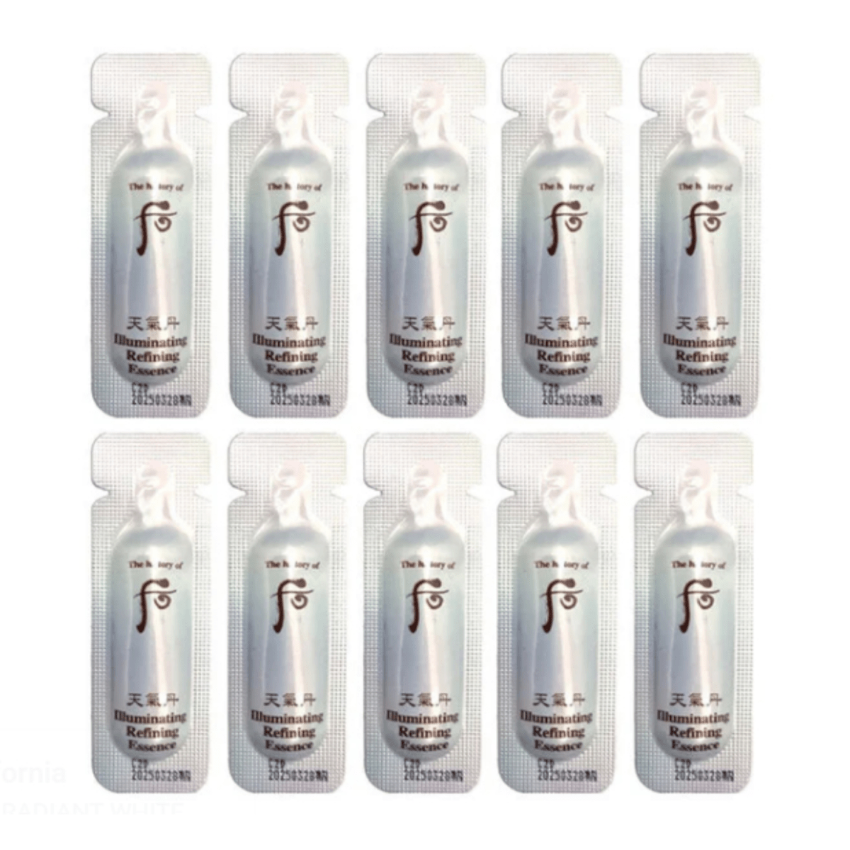 The history of whoo illuminating refining essence/1ml (60pcs) - Lili Beauty