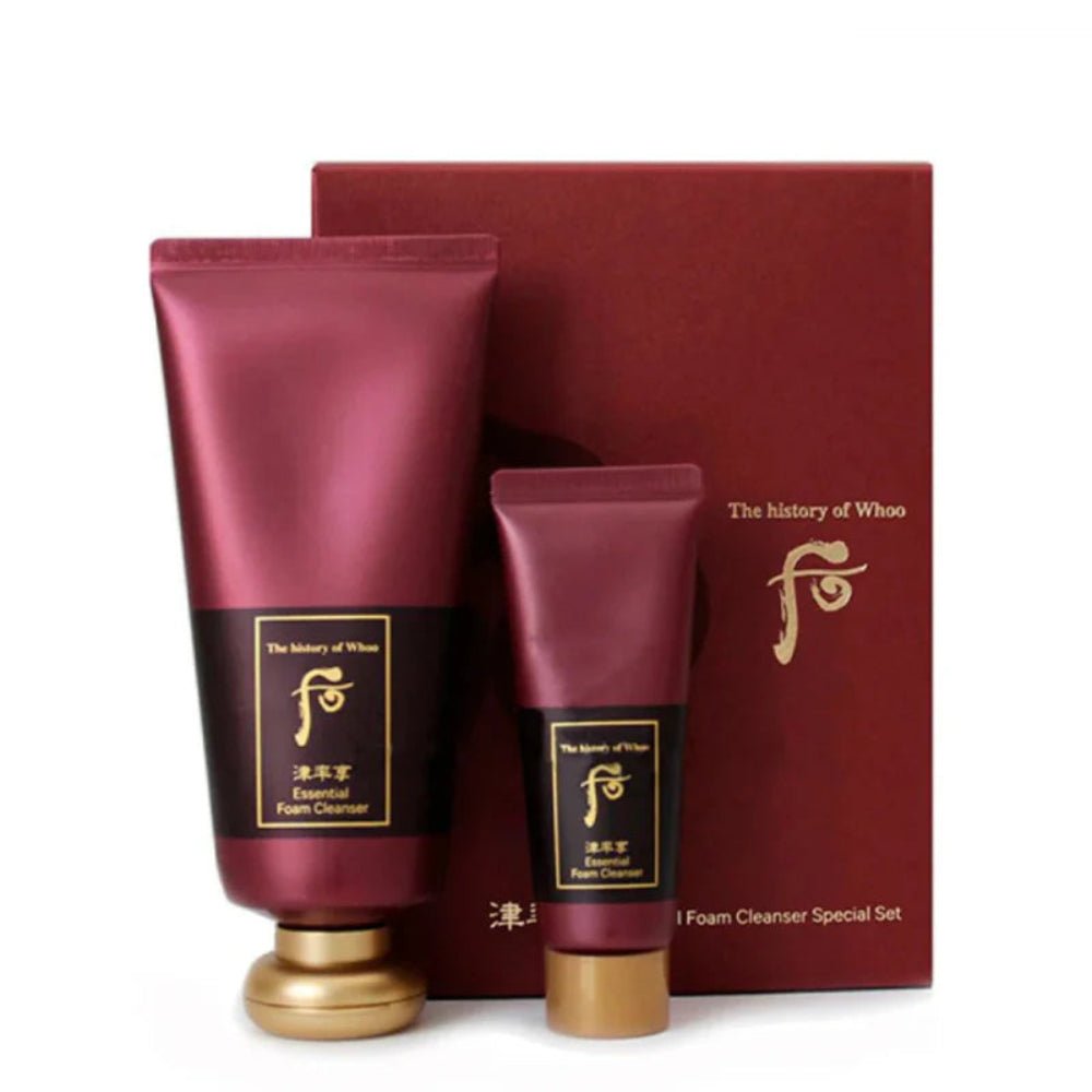 The History Of Whoo Jinyulhyang Essential Foam Cleanser Set - Lili Beauty