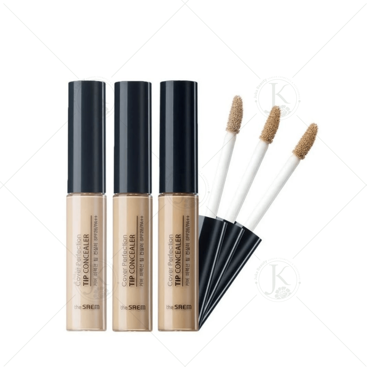 The Saem Cover Perfection Tip Concealer 1.25 Light Beige - Lili Beauty