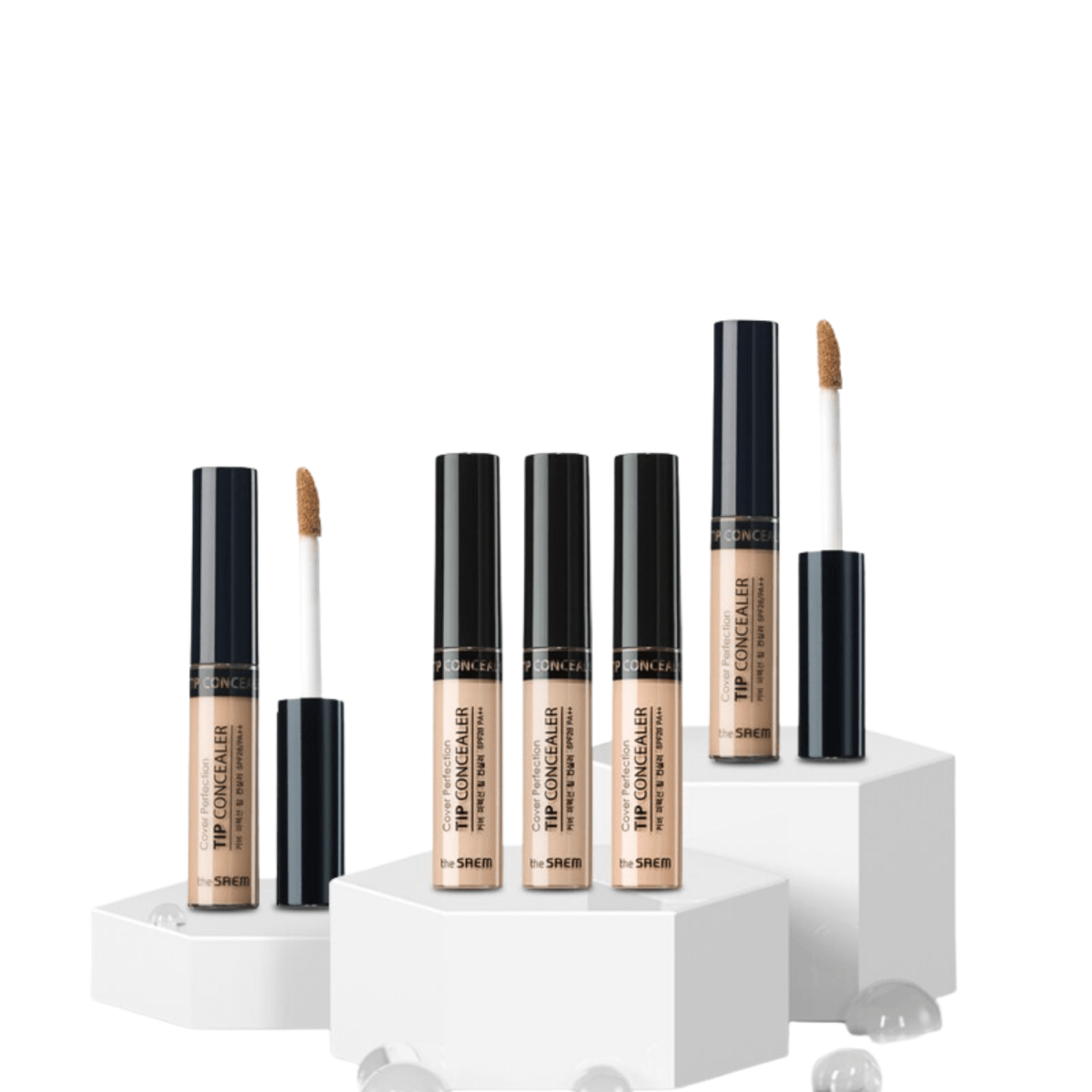 The saem cover perfection tip concealer/1.25 Light Beige - Lili Beauty