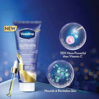 Vaseline Gluta Hya Serum Burst Lotion Overnight Radiance Repair 200ml - Lili Beauty