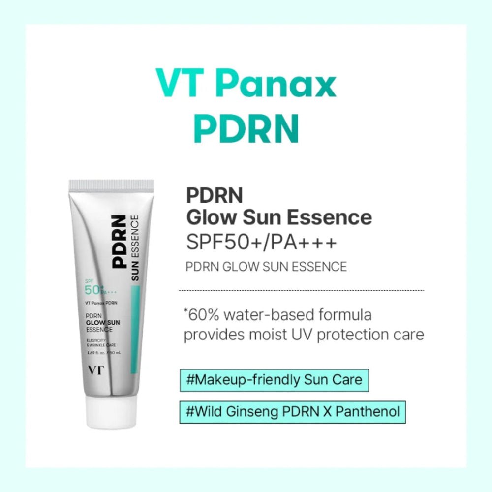 VT Pdrn Glow Sun Essence 50ml - Lili Beauty