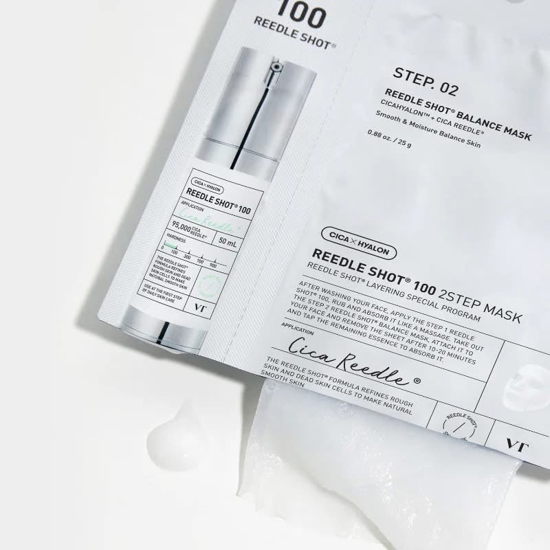 VT Reedle Shot 100 2 Step Mask 15g *5 - Lili Beauty