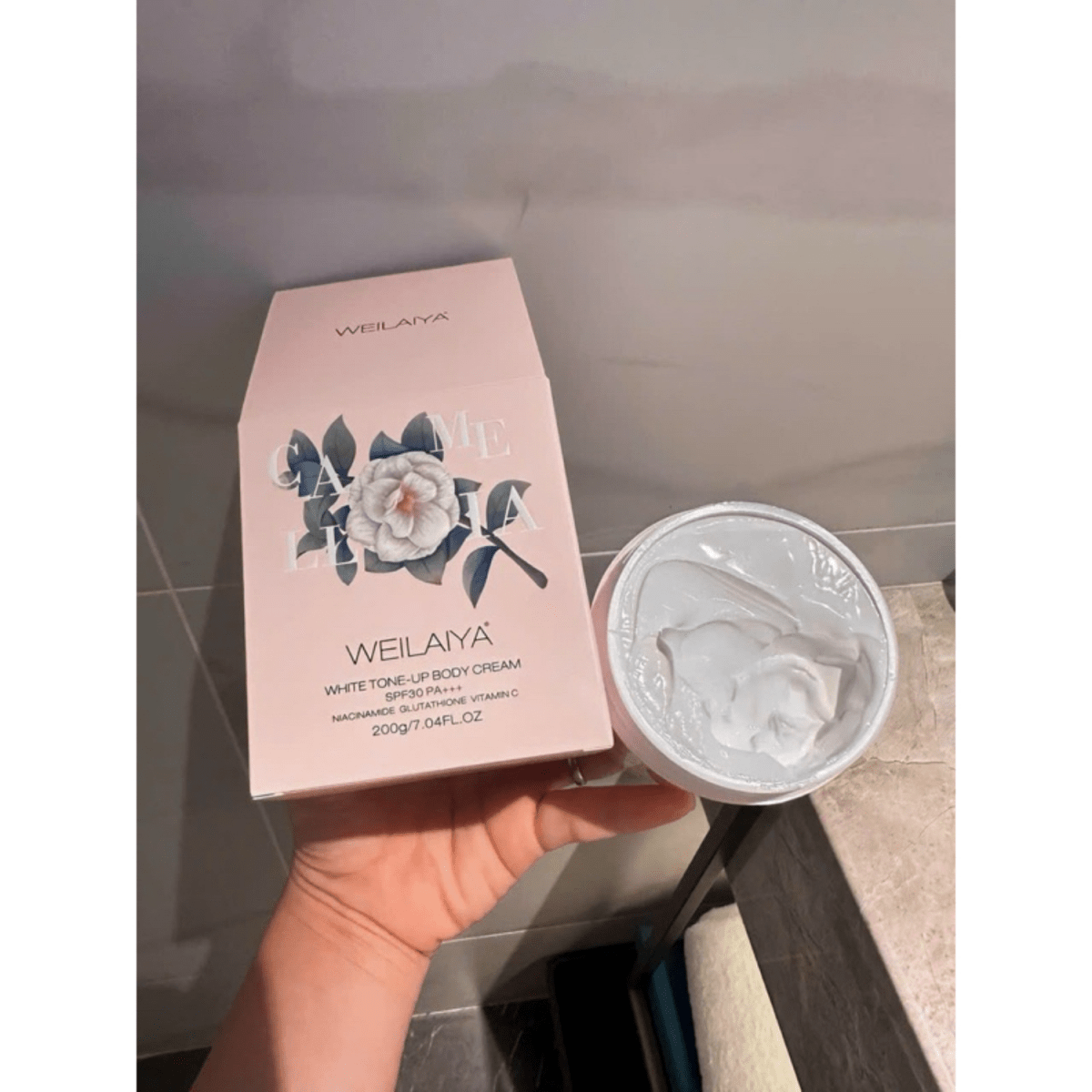 Weilaiya white tone up body cream 200g - Lili Beauty