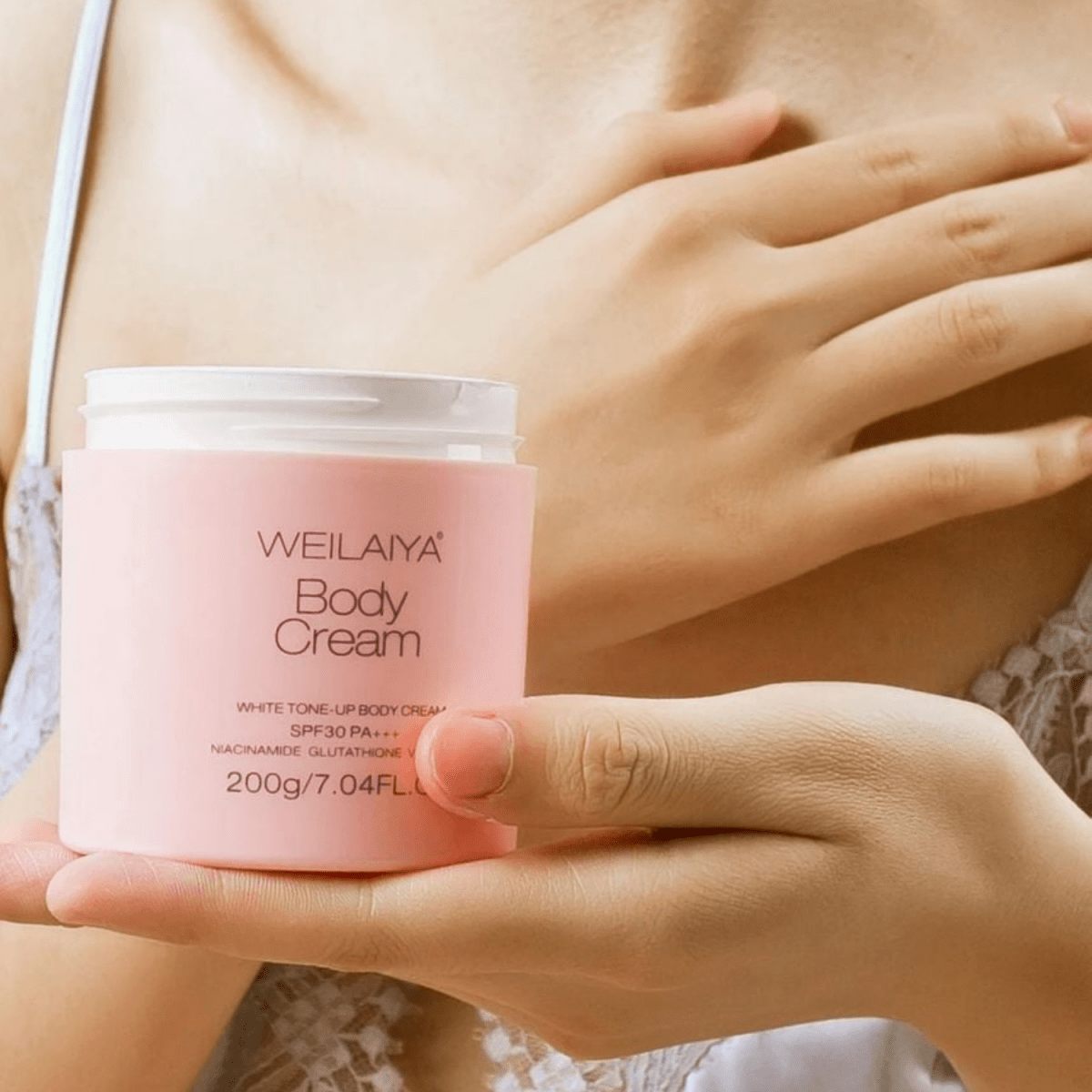 Weilaiya white tone up body cream 200g - Lili Beauty