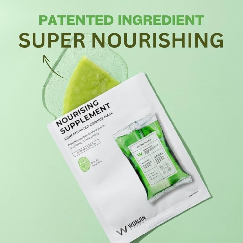 Wonjin Effect Nourishing Supplement Concentrated Essence Mask 30g * 10pcs - Lili Beauty